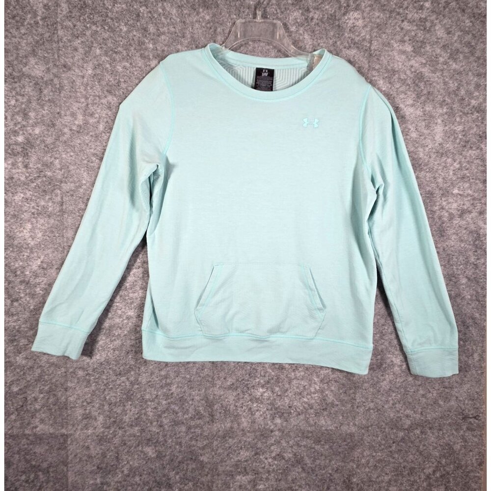 Under Armour Rival Fleece Crewneck Sweatshirt Womens XL Relaxed Fit Pocket